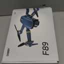 CHUBORY F89 Beginners Drone 40+ Minutes Long Flight Time WiFi FPV with Camera for Adults Kids 1080P HD 120° Wide Angle Quadcopter with Optical Flow Positioning (2 Batteries)