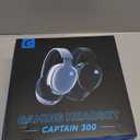 Gtheos 2.4GHz Wireless Gaming Headset for PS5, PS4 Fortnite & Call of Duty/FPS Gamers, PC, Nintendo Switch, Bluetooth 5.3 Gaming Headphones with Noise Canceling Mic, Stereo Sound, 40+Hr Battery -White