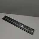 uxcell 2pcs Rectangle Ventilation Grille Aluminum Alloy Mesh Air Vent Cover Louvered Ventilation Cover for Cabinet Wardrobe Shoe Cabinet Closet, 500x80mm/19.69"x3.15"