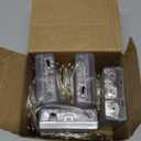 4 Pack Red and Green Christmas String Lights, Each 20FT 60 LED Fairy Lights Battery Operated with Timer, Waterproof Twinkle Lights for Outdoor and Indoor Bedroom Home Yard Patio Christmas Decorations