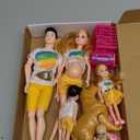 Family Doll Playset for Kids with Pregnant Mom Doll, Dad, Kids, Dollhouse Pets & Accessories  Pretend Play Toy Set for Boys & Girls, Interactive Family Storytelling Imagination Gift