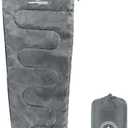 Mummy Sleeping Bag - Adult Cold Weather Sleeping Bag Rated to 25F - Waterproof with Drawstring Hood - Camping Equipment by Wakeman Outdoors, Single Sleeper