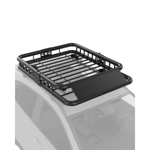 GARVEE Roof Rack Basket, 49"x 36"x 5" Heavy-Duty Roof Rack Basket with Extension for SUVs & Jeep Cherokee - 200 LB Capacity