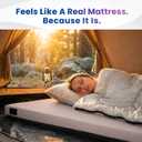 Hazli Matrix AirCell Memory Foam Camping Mattress Pad - CertiPUR-US Roll Up Mattress for Adults - Portable Foam Sleeping Mats for Camping - Camp Cot Sleeping Pad - Floor Sleep Mat Bed Roll for Car RV