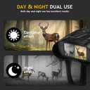 Night Vision Binoculars for Adults and Teen Boys, 4K HD Night Vision Goggles with Video Recording and Photo, for Outdoor Night Adventure, Birthday Gift for Men and Teens