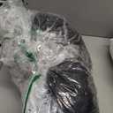 JOLLYVOGUE Calming Dog Bed Medium Size Dog, Anti-Anxiety Donut Medium Pet Bed, 27 inches Fluffy Faux Fur Round Cat Bed (Smoke Grey) (27.0"L x 27.0"W x 8.0"Th)