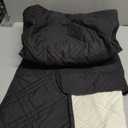 TAOCOCO 100% Waterproof Recliner Chair Cover, Non Slip Recliner Covers for Recliner Chair with Pocket, Washable Reclining Chair Cover Furniture Protector for Kids, Pets(23.6'', Black)