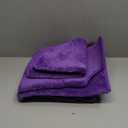 Bathroom Rug Sets, 4 Pieces Soft Area Rugs Set, Toilet Base Mat Carpet, Absorbent Washable Mats Dry Quickly, Home Dcor and Bath Room Accessories, Purple