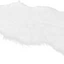 Faux Sheepskin Chair Cover Seat Pad Cozy Shaggy Area Rug for Bedroom Living Room Cushion for Sofa Floor Suitable for Tile Laminate Flooring