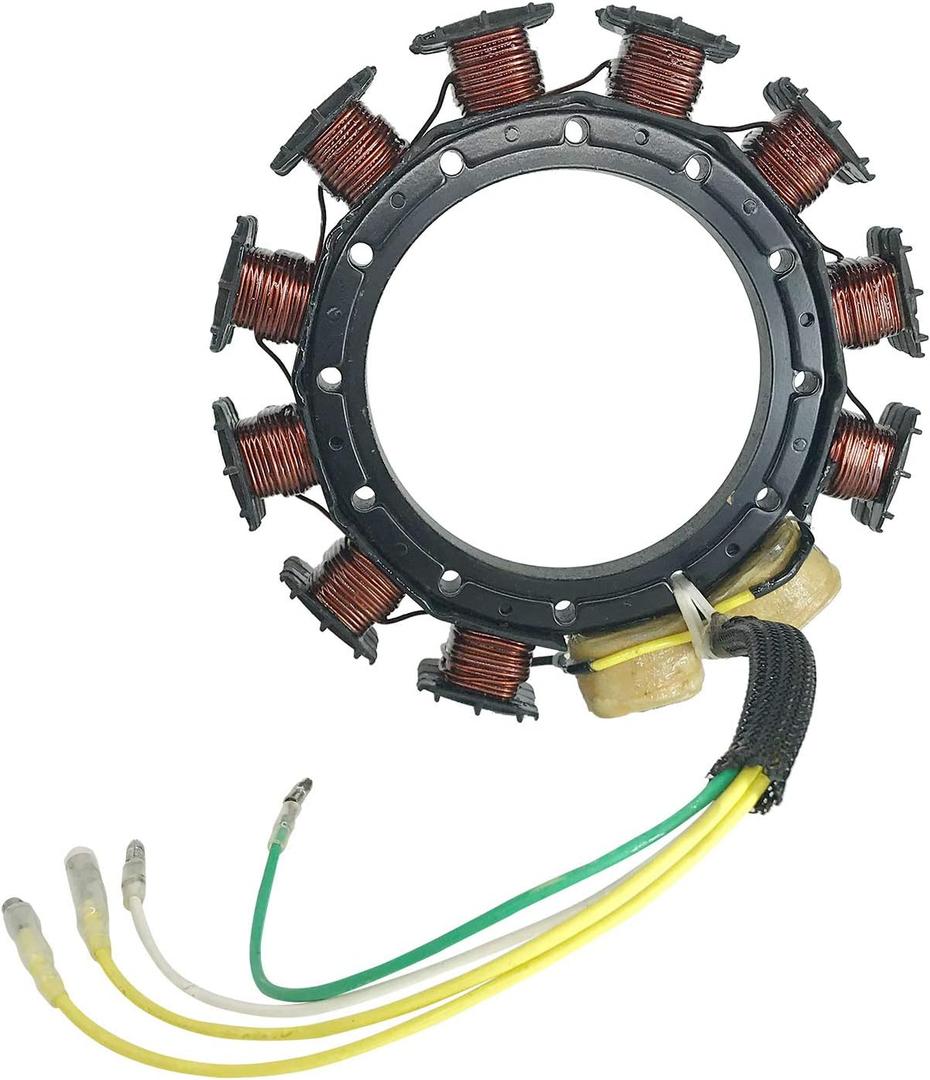 Stator For Mercury 174-2075K2 Outboard 30,40,50,55,60,65,75,80,90,100,115,120 HP 398-832075A21,832075A5,832075A17,832075A4 16-Amp 2,3,4 Cylinder 2-Stroke Force