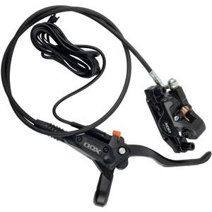 E-Bike Hydraulic Disc Brake Set Electric Power Control Shifter, Aluminum Front 140/160mm Rear 160/180mm Brake Rotors, Left/Right-Front/Rear Braking Direction for Scooter and Motorcycle(Left Rear)