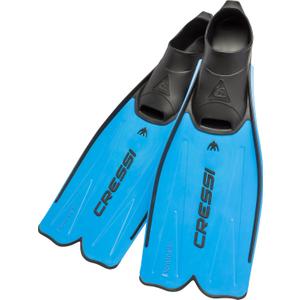 Cressi Adult Snorkeling Full Foot Pocket Fins, Good Thrust, Light Fin, Rondinella: designed and made in Italy (US Man 5/6 | US Lady 6/7 | EU 37/38, Blue)