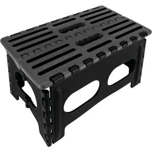 Performance Tool W85041 Heavy Duty Folding Step Stool with Non-Skid Platform, 15-inch Wide, 300 lb. Capacity, Easy to Store and Clean