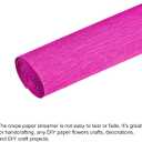 MECCANIXITY Crepe Paper Rolls 7.5ft Long 20 Inch Wide for Various Large Hanging Party Backdrop DIY Decorations, DIY Supplies, Purple Pack of 2