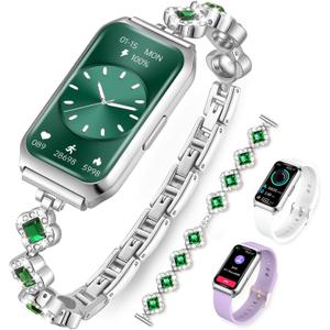 Smart Watches for Women, Fitness Tracker Watches with Sleep Monitor/Heart Rate/Blood Oxygen, IP68 Waterproof Fitness Tracker with Long Battery Life, Excellent Appearance Design for Android/iOS Phones