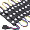 LED Window Lights LED Modules Waterproof Storefront Light Business Decorative Lights for Advertising Signs Business Store Light 12V 5050 100FT RGB (10 Packs) (RGB (Red, Green, Blue))