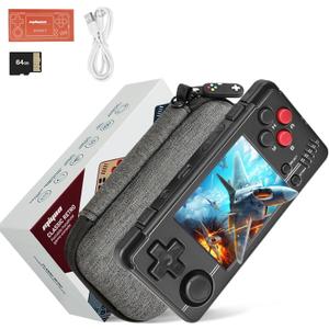 Miyoo A30 Retro Handheld Game Console,Portable Game Emulator with Storage Case,2.8" IPS Screen,Compatible with Many Types of Classic Games.(Black 64GB) Miyoo A30 Retro Handheld Game Console,Portable Game Emulator with Storage Case,2.8" IPS Screen,Compatible with Many Types of Classic Games.(Black 64GB)