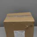 4 Packs Storage Bins with Bamboo Lids - Plastic Storage Containers with Lids Stackable Storage BoxStorages Baskets for Organizing Desktop Closet Playroom Classroom Office,White