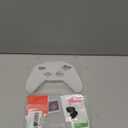 PlayVital for Nintendo Switch 2 Pro Controller Silicone Cover  Samurai Edition Protective Skin Case for Switch 2 Pro Controller with Back Button Caps & Thumb Grips, Shockproof - Clear White