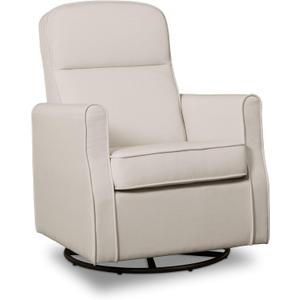 Delta Children Blair Slim Nursery Glider Swivel Rocker Chair, Cream, 26.5x31.5x 36 Inch