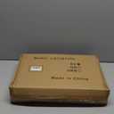 Brightever Metal Christmas Tree Skirt, 28In Diameter Collar With Unique Line Pattern, Silver for Pencil Tree, Stand Cover for Bedroom Xmas, Pets-Friendly