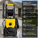 3000 PSI Electric Pressure Washer, 2.3 Max GPM, 1625W, Yellow
