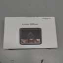 BOHOFAM Essential Oil Diffuser with Himalayan Salt lamp,Double Flame/Jellyfish 2 Mode Aroma Diffuser/Humidifier, Colorful Lights,4 * 10ML Hotel Collection Diffuser Oils Scents,for Home Bedroom(White)