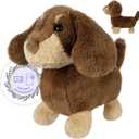 Heatable & Coolable Dachshund Stuffed Animals, Cute Microwavable Heating Pad Plushies for Soothing & Relaxation, Plush Dachshund Toys, Dog Plush Toy Gifts