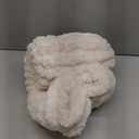 BEDELITE Fleece Throw Blanket for Couch - 300GSM Soft & Warm Fluffy Beige Blanket, Decorative and Giftable Striped Blankets for Women, Men, 50"x60"