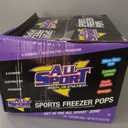 All Sport Freezer Pops, Giant Sized 3oz, 144 CT, Refreshing Ice Pops with Electrolytes, B Vitamins & Potassium Blue Raz Ice, Lemon Lime, Fruit Punch & Orange (EXP 07/16/27)