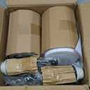 14.5 inch Battery Operated Wall Sconces Set of 2 with Remote, Rechargeable Wireless Wall Lights with Beige Fabric Shade, Indoor Not Hardwired Dimmable for Bedroom Living Room Decor