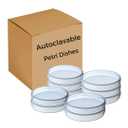 10 Packs Sterile Thick Plastic Petri Dishes with Lid, Vabiooth 90mm Dia x 15mm Deep Clear 3 Vents Petri Dish for Lab Science Experiment, Non-Fragile, Scratch-Resistant