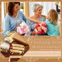 Jinei Christmas Christian Gift Bible Verses Jar Religious Gift for Women Men Read Me When Bible Verses Jar Inspirational Christmas Stocking Stuffer for Church Prayer Birthday Mom Father Coworker