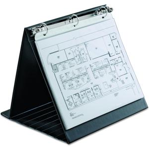Cardinal Easel Ring Binder, Horizontal, 1-Inch, 11-Inch x 8-1/2-Inch, Black (09260V3)