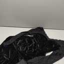 MISSMAY Women's Elegant Velvet V Neck Ruched Split Evening Long Dress, Size S