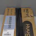 Huuger Nightstand Set of 2, Night Stand with Fabric Drawer, Mesh Shelf, Side Table with Storage, Fabric Drawer Dresser, Open Shelf, Metal Frame, Bedroom, Rustic Brown