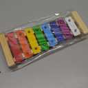 MINIARTIS Xylophone for Kids and Toddlers | 8 Notes Colorful Wooden Xylophone with Mallets and 15 Music Songbook | Kids Musical Instrument Educational Montessori Toys