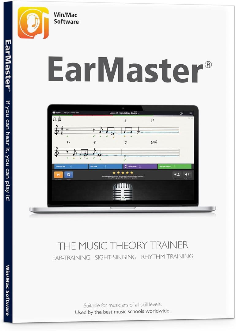 EarMaster 7 Professional - Ear Training, Sight-Singing, Rhythm Trainer