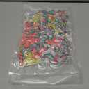 400 Pieces Christmas Mini Bows Small Satin Ribbon Bows Glitter Bows Bowknot for Wedding Birthday Party Decoration Wrapping Craft Supplies, 6 Colors