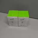 2 x AUVON Large Pill Organizer, Pill Dispenser for Holding 6 Various Vitamins, Pill Box Case with Anti-Mixing & Wide Opening Design, Easy to Retrieve Meds, Includes 20 Pcs Stick-on Labels (Black)