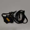 SlowTon Dog Harness Small Sized Dog - Soft XXS Dog Harness and Leash Set No Pull No Chock, Adjustable Lightweight Puppy Harness for XS Small Medium Dogs Cats (Solid Black, XXS)