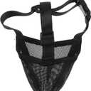 Totority Mesh Design Breathable Elastic Dog Muzzle Biting Soft Pet Mouth Cover for Large Dogs Outdoor Protective Barking and Chewing Guard XXS