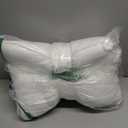 Pozino Flat Thin Pillows for Sleeping - Queen Size 1 Pack Slim Bed Pillows for Side Back Stomach Sleepers,2.5 inch Height Ultra Low Pillows,Down Alternative Filling (White)