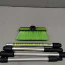 65165cm Car Wash Brush Long Handle Soft Bristle Scrub Cleaning Mop with 4 Hand-held Places Extendable Washing Brushes Broom Kit for RV Boat Truck SUV Caravan Solar Panel House Siding,Sweep Snow