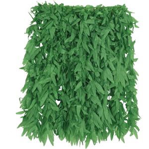 Beistle Womens 50456 Tropical Fern Leaf Hula Skirt, 24", Green, 0 US