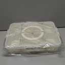 Divided Serving Tray for Candy, Condiment, Fruits and Nuts - Dishwasher Safe Snackle Box Container with Lid - Portable Charcuterie Board for Parties, Picnics, Travel and On-the-Go Snacking (8 Cups)