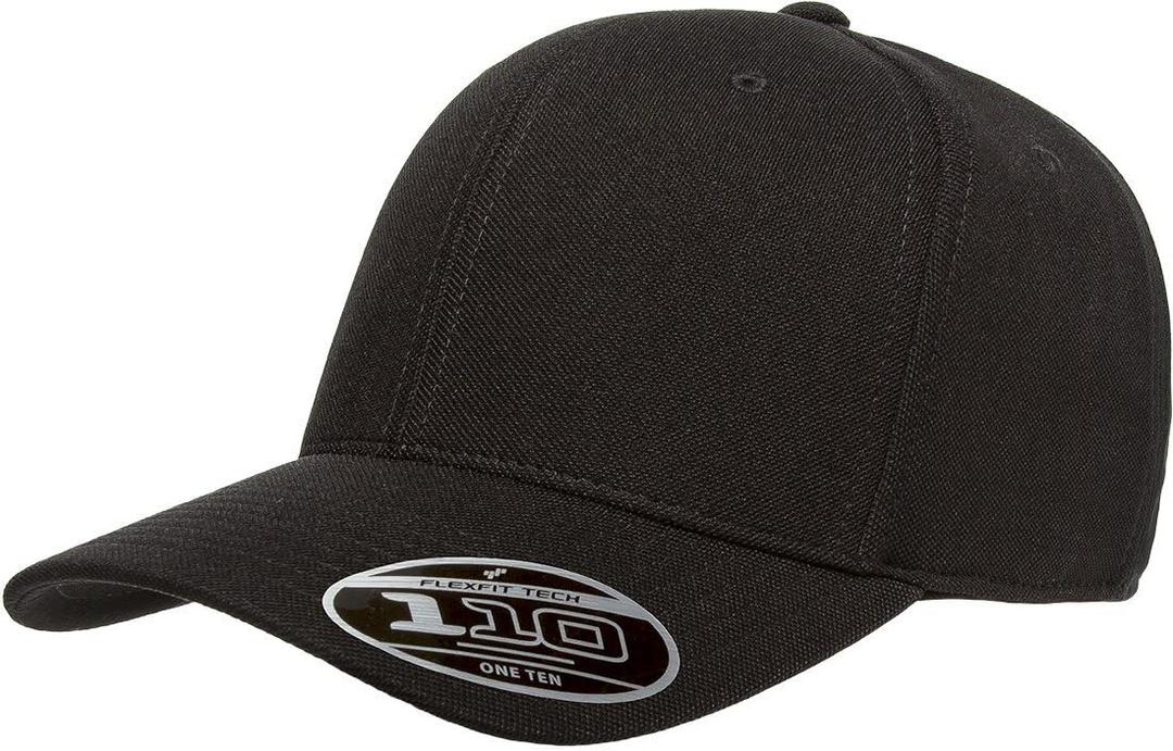 Flexfit Men's 110 Cool & Dry Athletic Cap (Black)