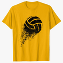 Volleyball Vintage Retro Sport Volleyball Player T-Shirt XL Glden yellow