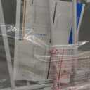 37 Inch Tall Baby Gate with Cat Door, Adjustable 29.55" and -40.55" Wide Auto Close Dog Gate Pressure Mounted Safety Pet Gate for Stairs, Doorway, House (White)