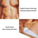 Goodstoworld Unisex 3D Fake Abs T Shirts Shredded Chest Printed Short Sleeve Costume Novelty Tees Shirt (XL)